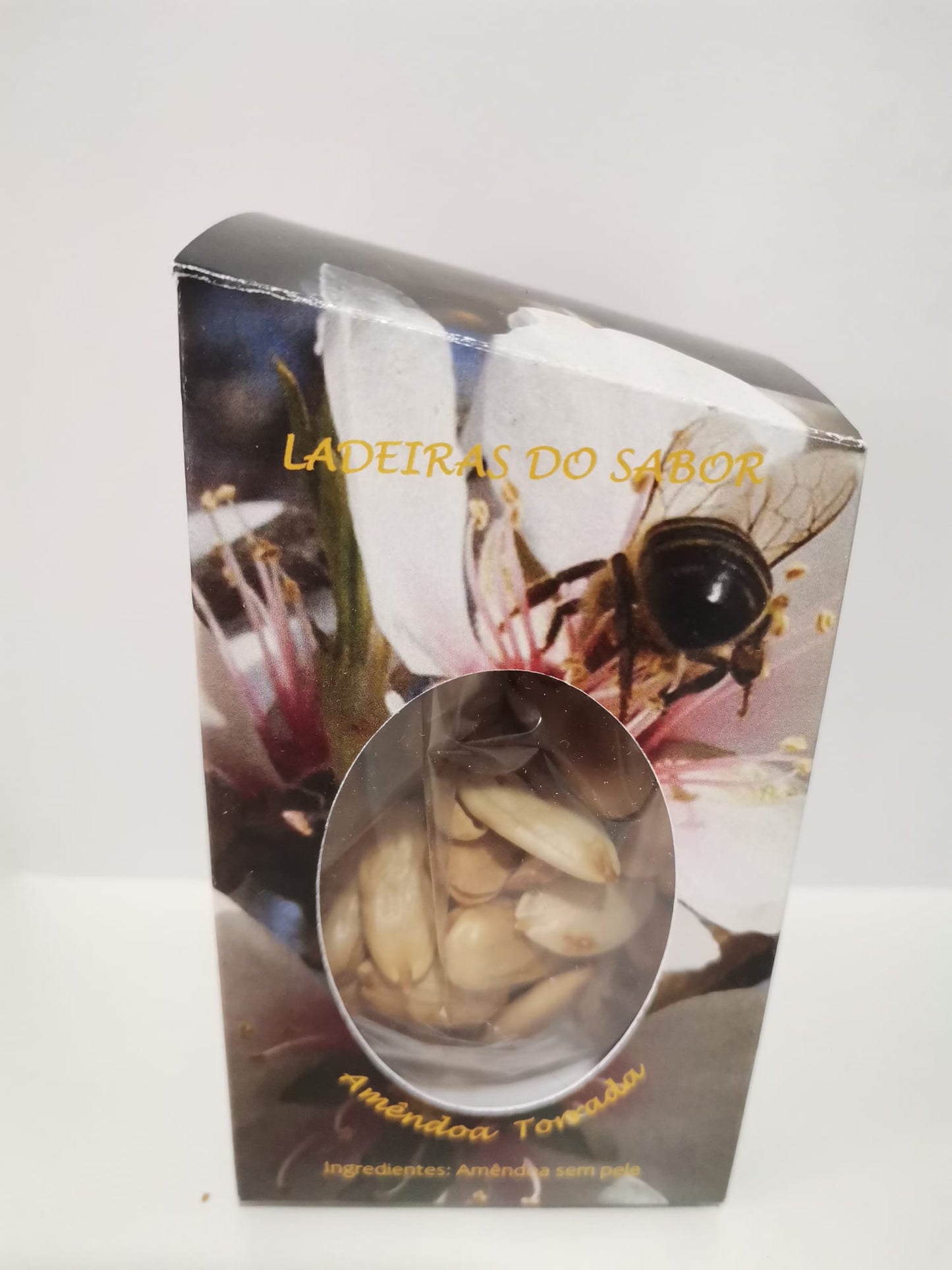 Amêndoa torrada, picante/salgada e caramelizada (caixa 100g)