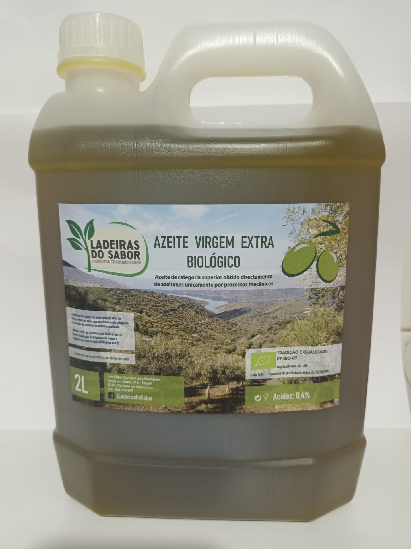 Azeite Biológico Virgem Extra (2L)